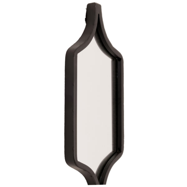 Decorative Black Hanging Mirror | Fully Assembled