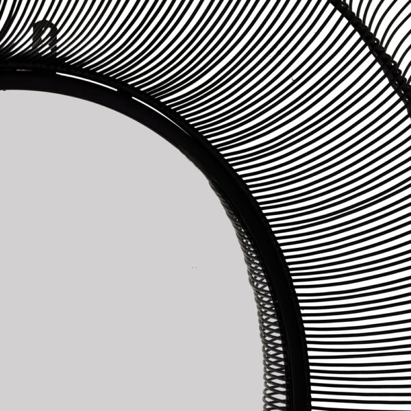 Chico Black Large Wire Mirror | Fully Assembled