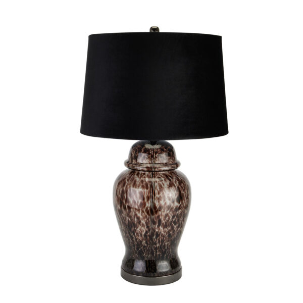 Black Dapple Acanthus Lamp | Self Assembly