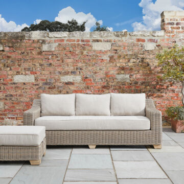 Caprona Collection Outdoor Three Seater Sofa
