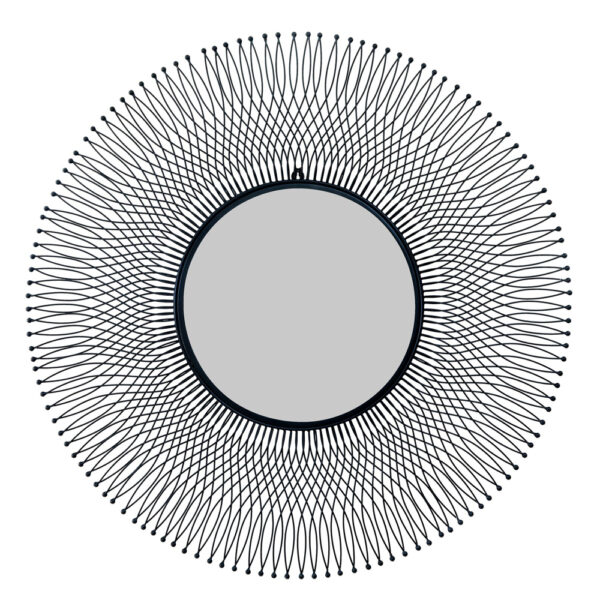 Rio Black Large Wire Mirror | Fully Assembled