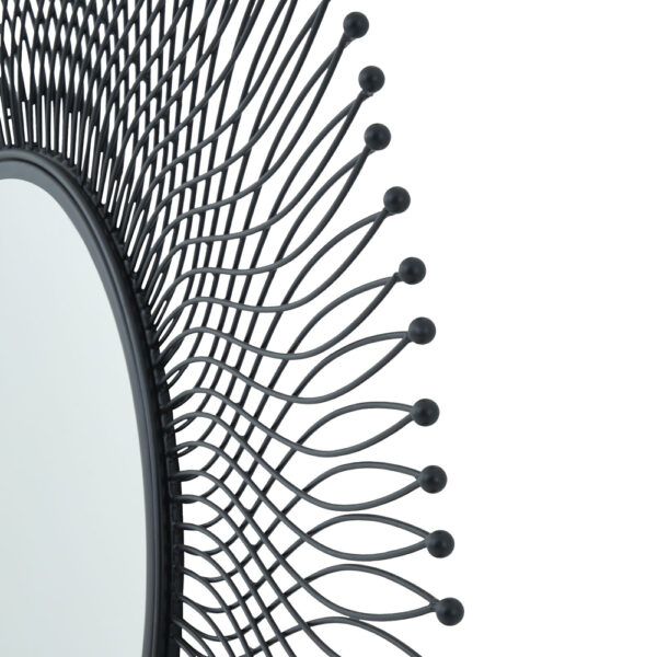 Rio Black Large Wire Mirror | Fully Assembled