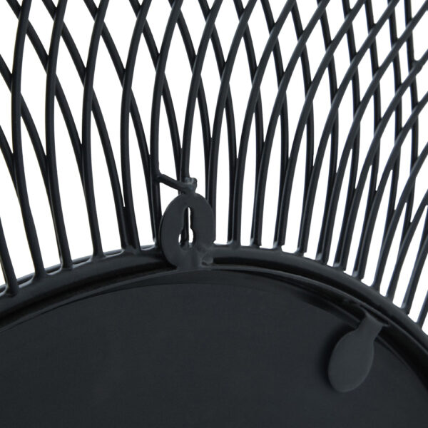 Rio Black Large Wire Mirror | Fully Assembled