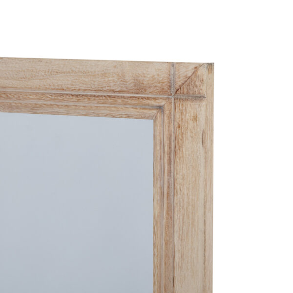 Washed Wood Large Window Mirror | Fully Assembled