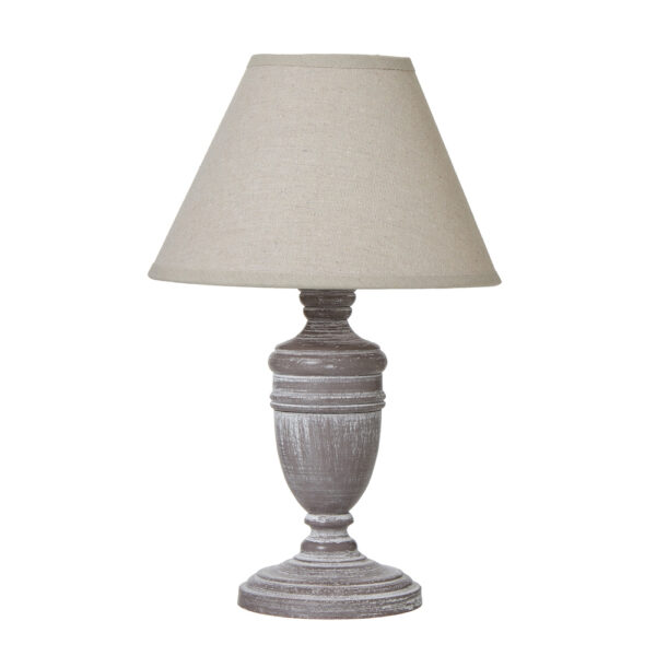 Metis Urn Table Lamp With Linen Shade | Self Assembly