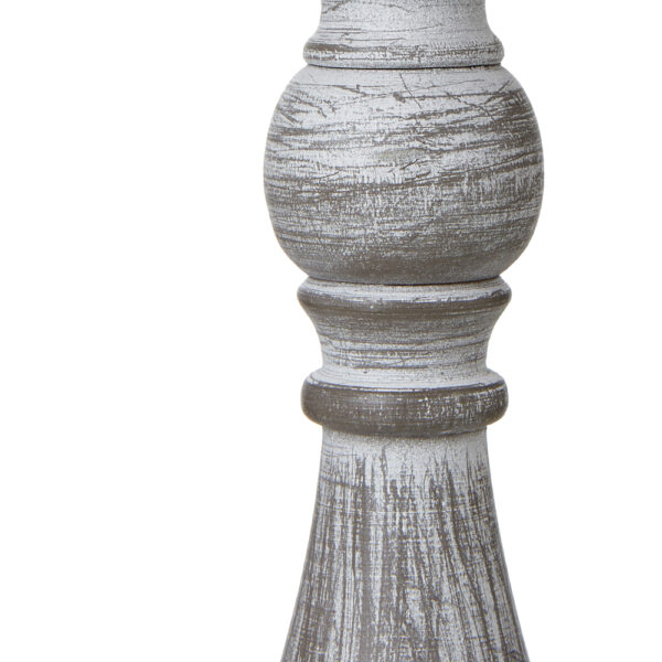 Augusta Column Table Lamp With Linen Shade | Self Assembly