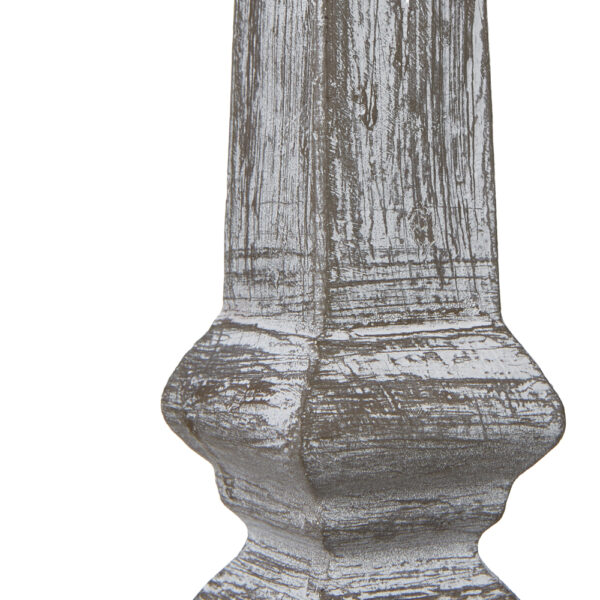 Capsa Column Table Lamp With Linen Shade | Self Assembly
