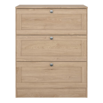 Bronte Chest with 3 Frame Drawers in Jackson Hickory