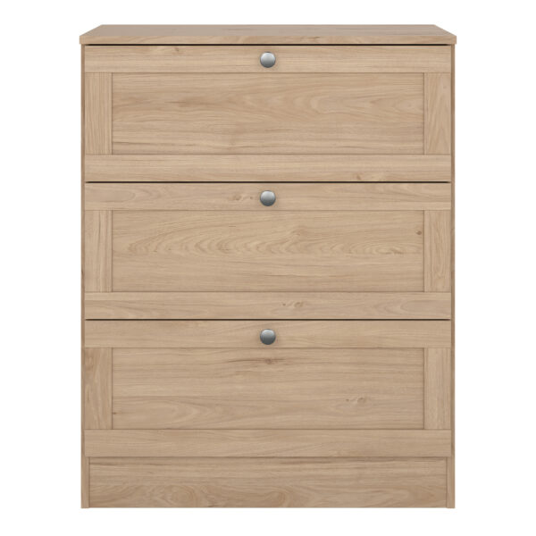 Bronte Chest with 3 Frame Drawers in Jackson Hickory