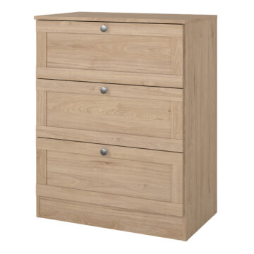Bronte 3 Drawer Chest | Jackson Hickory