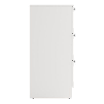 Bronte White 3 Drawer Chest