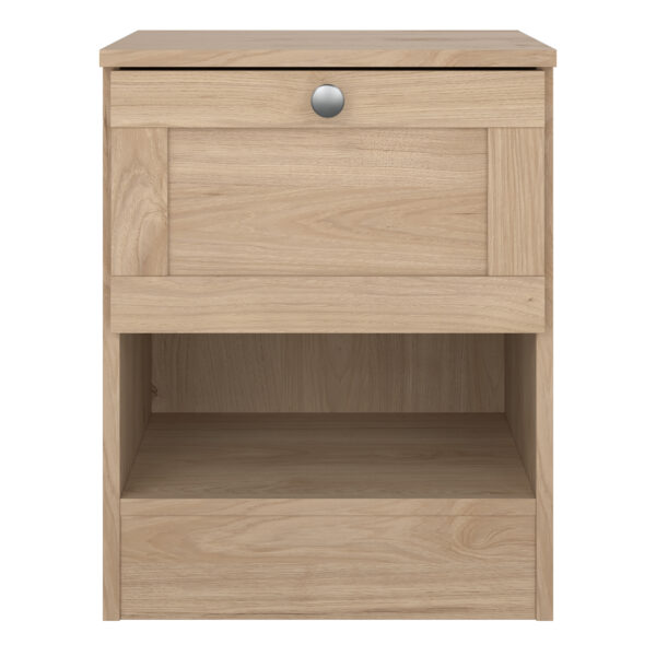 Bronte Nightstand with1 Frame Drawer in Jackson Hickory