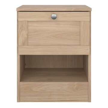 Bronte Nightstand with1 Frame Drawer in Jackson Hickory