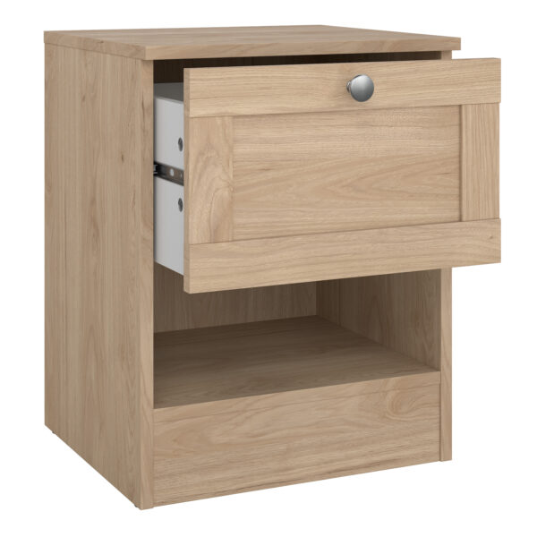 Bronte Nightstand with1 Frame Drawer in Jackson Hickory | Self Assembly