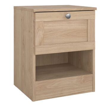 Bronte Nightstand with1 Frame Drawer in Jackson Hickory