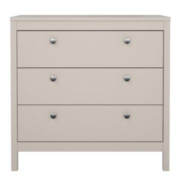 Ronda Chest 3 Drawers in Cashmere
