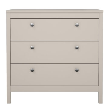 Ronda Chest 3 Drawers in Cashmere