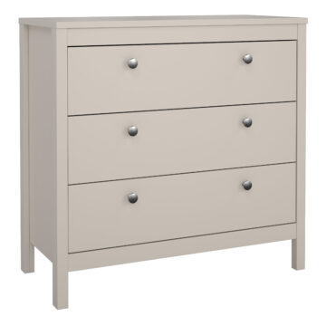 Ronda Chest 3 Drawers in Cashmere
