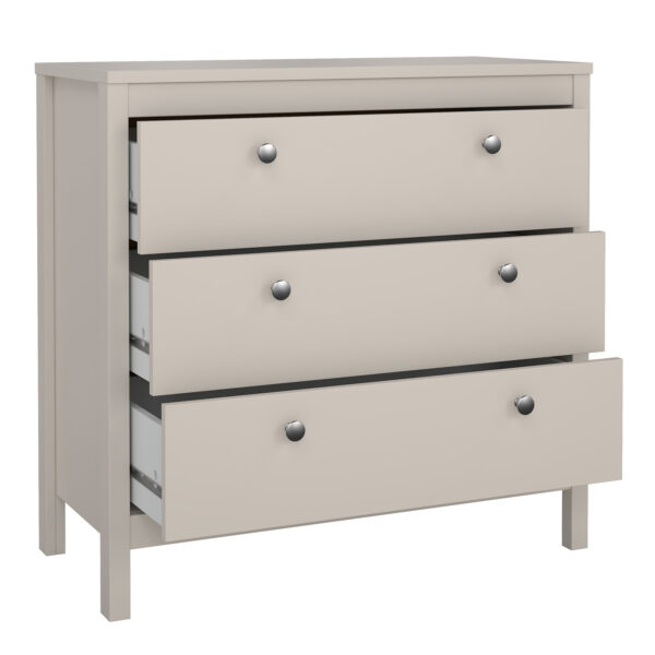Ronda Chest 3 Drawers in Cashmere | Self Assembly