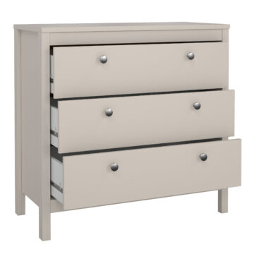 Ronda Cashmere 3 Drawer Chest