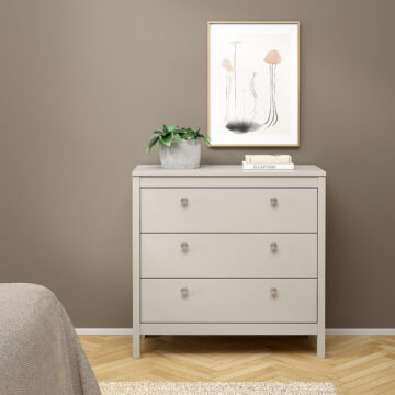 Ronda Cashmere 3 Drawer Chest