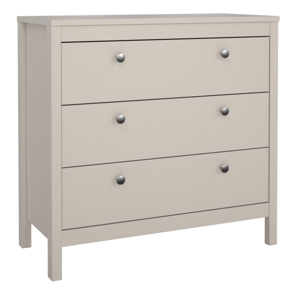 Ronda Chest 3 Drawers in Cashmere
