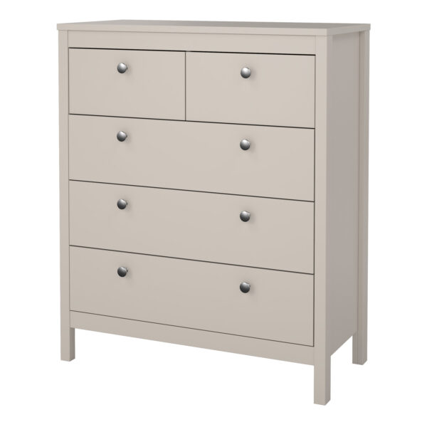 Ronda Chest 3+2 Drawers in Cashmere | Self Assembly