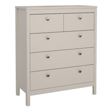 Ronda Chest 3+2 Drawers in Cashmere