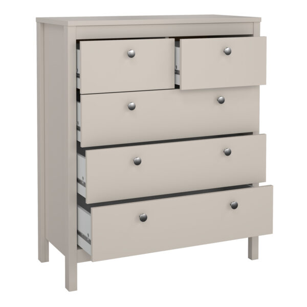 Ronda Chest 3+2 Drawers in Cashmere | Self Assembly