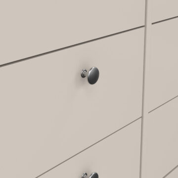 Ronda Double Dresser 4+4 Drawers in Cashmere