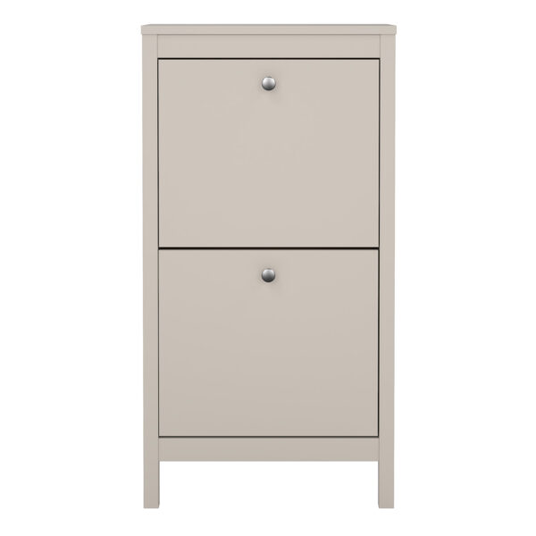 Ronda Shoe Cabinet 2 Flip Down Doors in Cashmere
