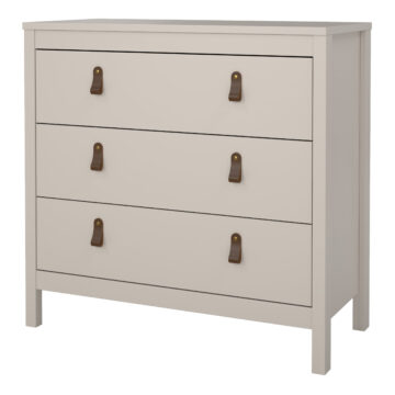 Seville Cashmere 3 Drawer Chest