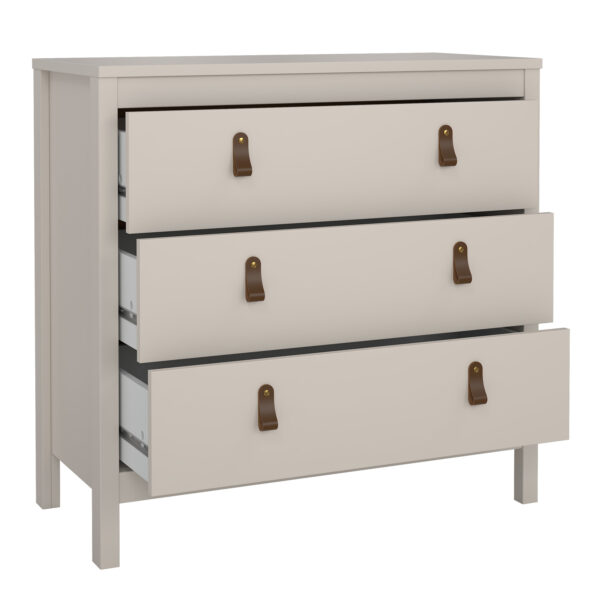 Seville Chest 3 Drawers in Cashmere | Self Assembly