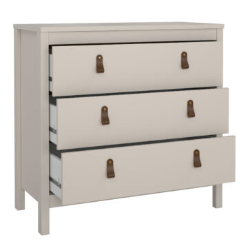 Seville Cashmere 3 Drawer Chest