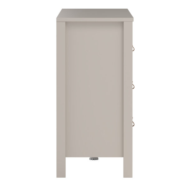 Seville Double Dresser 4+4 Drawers in Cashmere | Self Assembly
