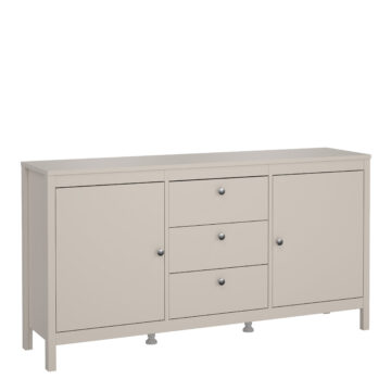 Seville Sideboard 2 Doors + 3 Drawers in Cashmere