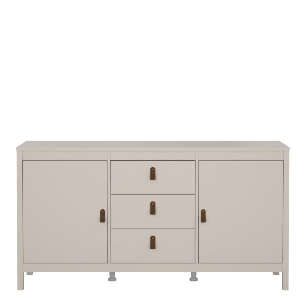 Seville Sideboard 2 Doors + 3 Drawers in Cashmere | Self Assembly