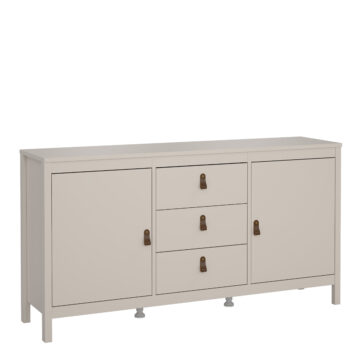 Seville Sideboard 2 Doors + 3 Drawers in Cashmere