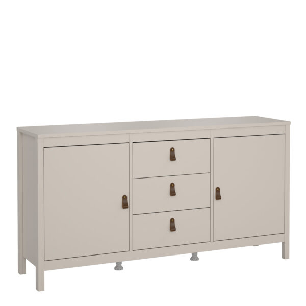 Seville Sideboard 2 Doors + 3 Drawers in Cashmere