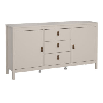 Seville Sideboard 2 Doors + 3 Drawers in Cashmere