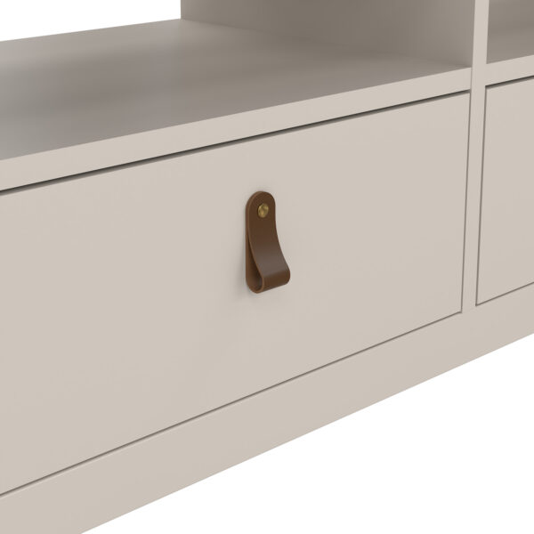 Seville TV Unit 3 Drawers in Cashmere | Self Assembly