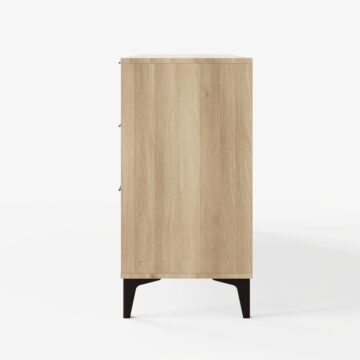Azra 3 Over 3 Chest of Drawers | Oak Finish