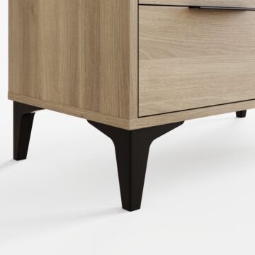 Azra 4 Drawer Chest | Oak Finish