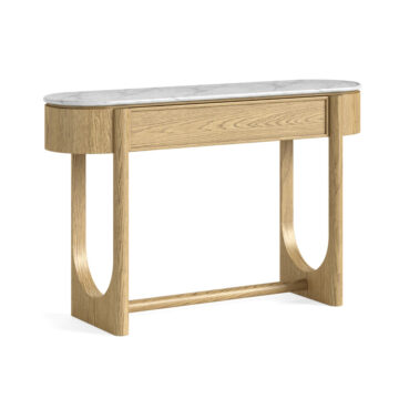 Ryder Marble Slimline Console Table