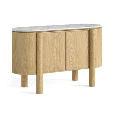 Ryder Marble Two-Door Sideboard | Assembled