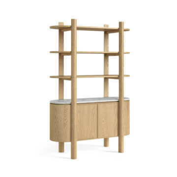 Ryder Marble Display Cabinet