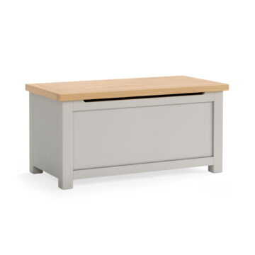 Hartside Grey Blanket Box | Assembled