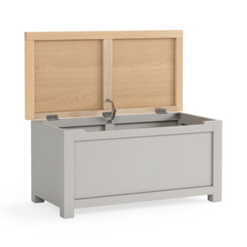 Hartside Grey Blanket Box | Assembled