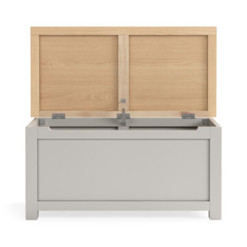 Hartside Grey Blanket Box | Assembled