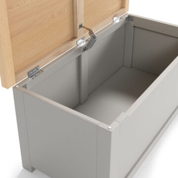 Hartside Grey Blanket Box | Assembled